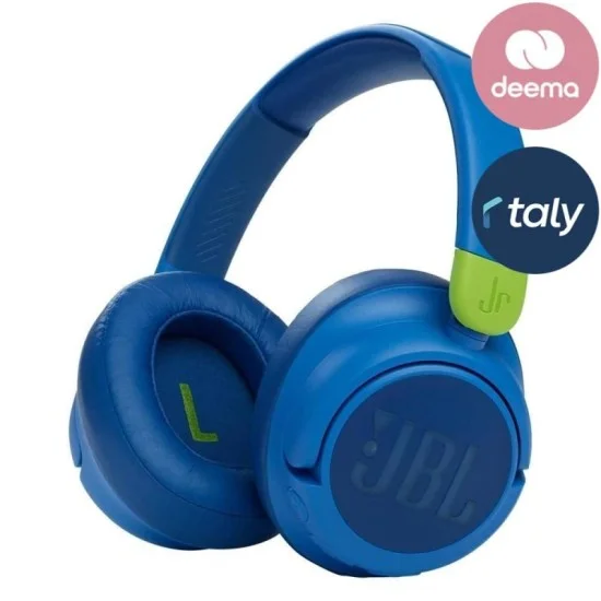 JBL Wireless Over the Ear Kids Headphones - Blue
